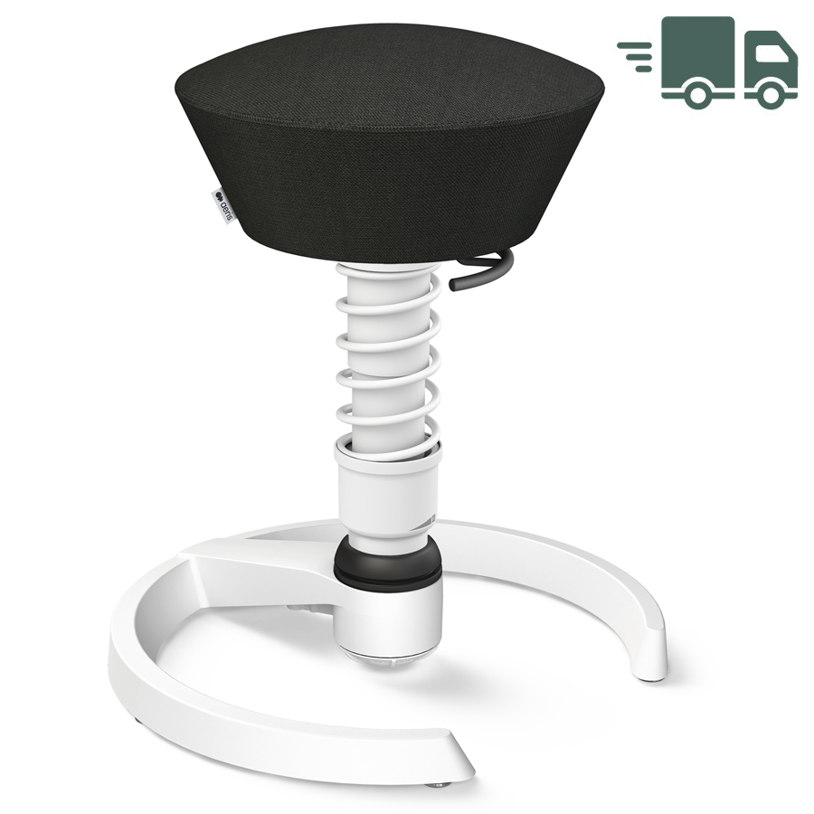 Aeris Swopper Capture Wolle schwarz meliert | Gestell weiß | Gleiter