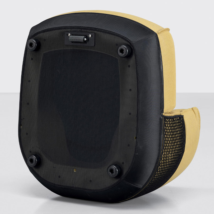 Kristalia BRIONI Outdoor Loungesessel groß auf Anfrage mit Netzrücken