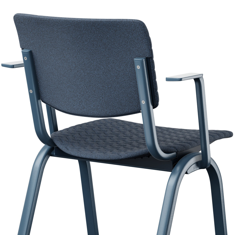 HAG Celi 9160 | Mit Armlehnen | Bezug CeliKnit Crowberry | Kunststoff Crowberry | Gestell Blueberry