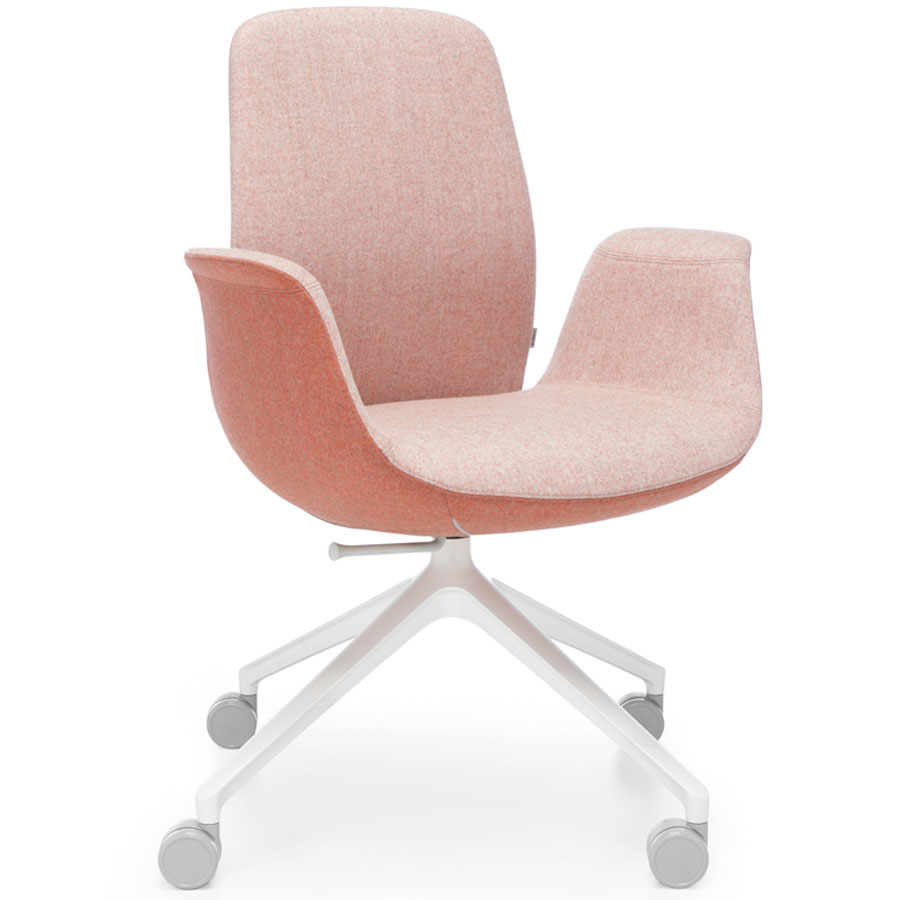 Profim ElliePro 20HST Synergy lachs zweifarbig - 4-armiges Fußkreuz RAL 9016 weiß