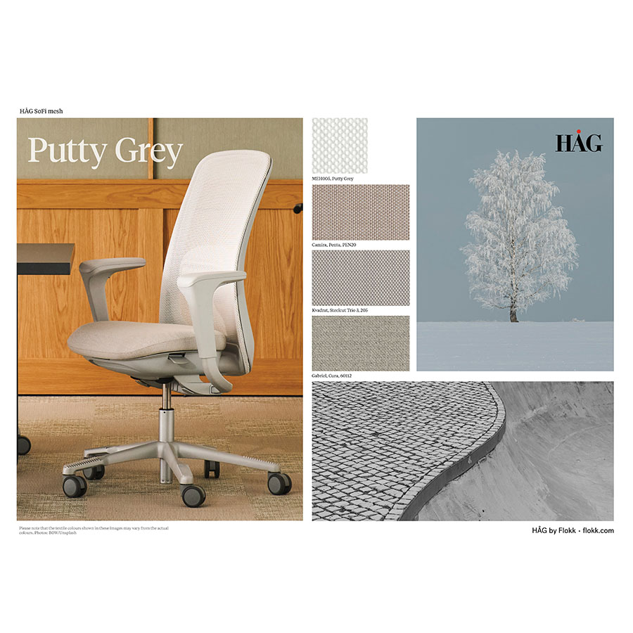 HAG SoFi Mesh 7500 Putty Grey Moodboard