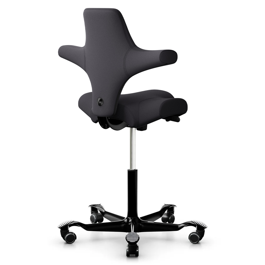 HAG Capisco 8106 Stehhilfe | Xtreme anthrazit | Gestell schwarz | Rückseite