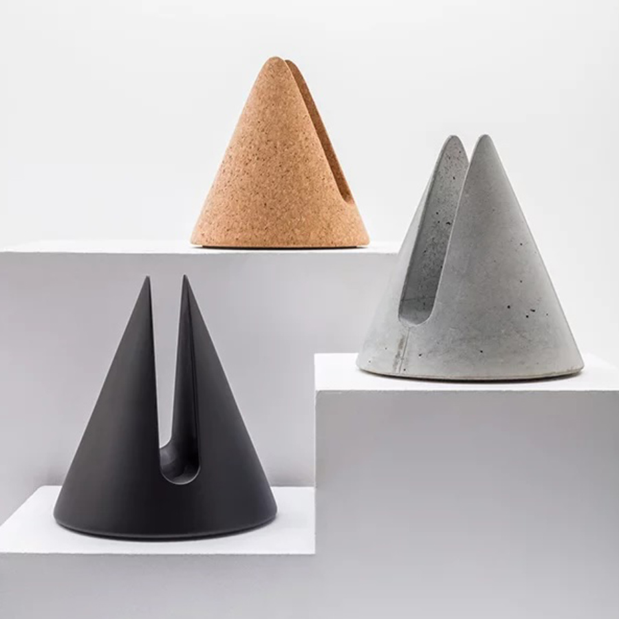 MUTE. Cone rund | Akustik Raumtrenner | Übersicht Standfüße