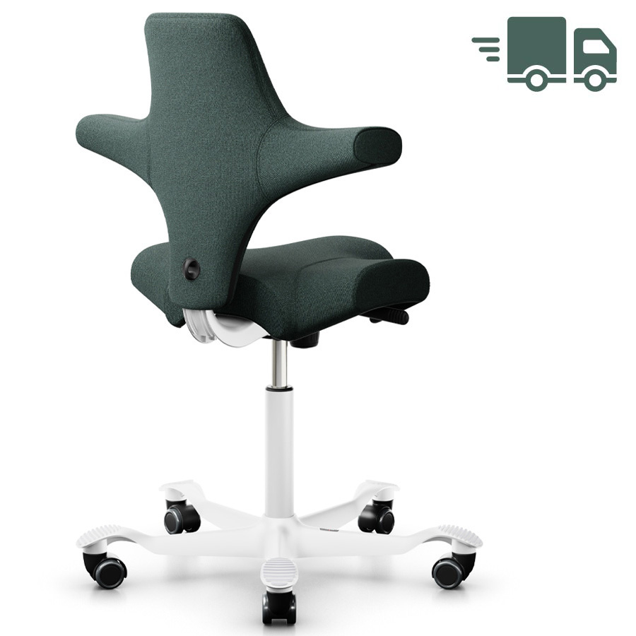 HAG CAPISCO 8106 - Stoff Capture 6601 - Gestell weiß - Rückansicht