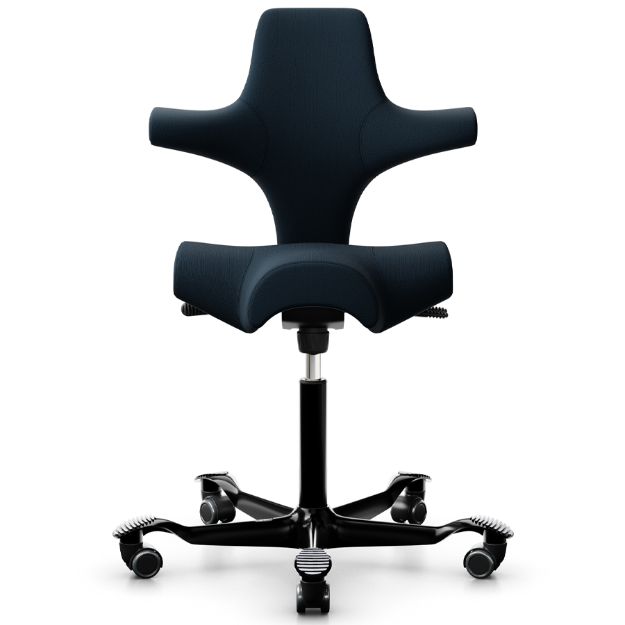 HAG CAPISCO 8106 - Stoff Select 66194 - Gestell schwarz - Frontansicht