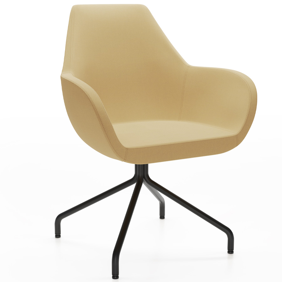 Profim Fan mit Spinnenfuß in Schwarz