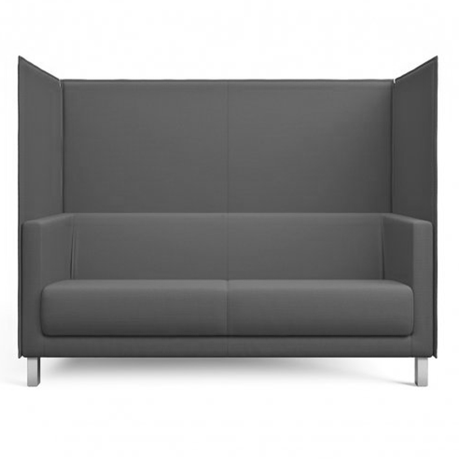 Profim Vancouver Lite Akustik 3-Sitzer Sofa mit Trennwänden und Vierfußgestell