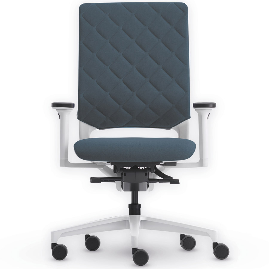 Klöber Mera Diamond weiß-grau Polster Cura onyx