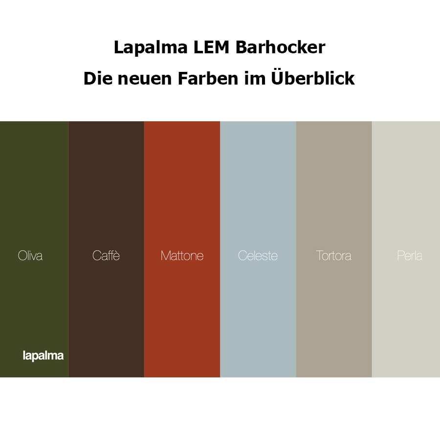 LEM Barhocker höhenverstellbar - alle neuen Farben im Überblick