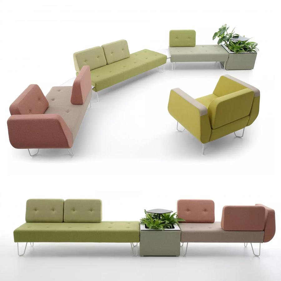 Bejot U_FLOE Modulsofa Beispielkonfiguration