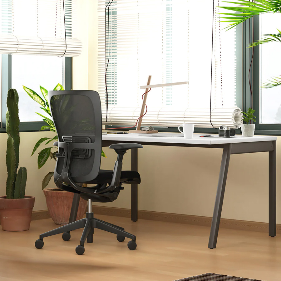 HAWORTH Zody (Comforto 89) Bürodrehstuhl schwarz mit Netzrücken - Beispielbild