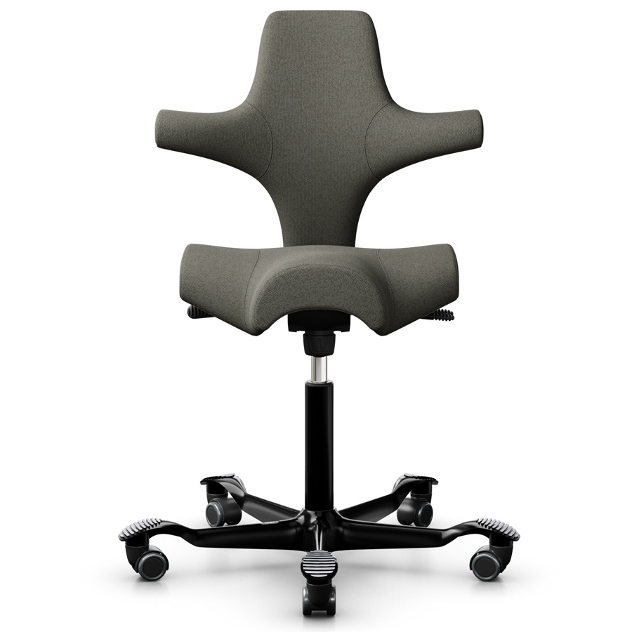 HAG Capisco 8106 Stoff Capture Bürostuhl Sattelstuhl Farbe Oliv 4401 - Gestell schwarz