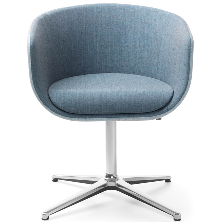 Profim Nu 20F - Bezug Remix 0816 und 0823 - Gestell Fußkreuz Aluminium poliert