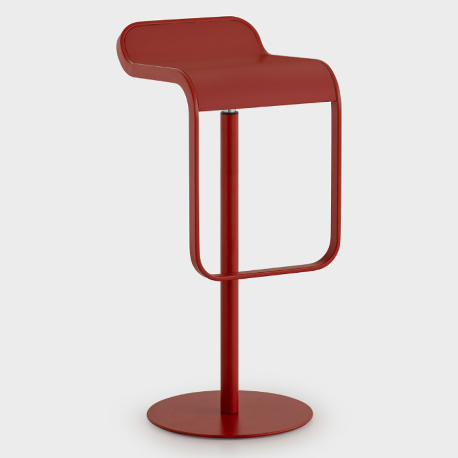 LEM Barhocker fixe Höhe 80 cm - Farbe mattone