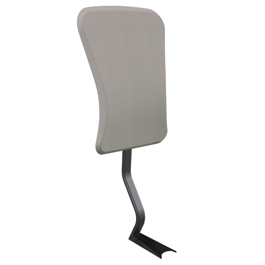 Aeris Swopper Rückenlehne Select Wolle grau - Lehnenstab schwarz