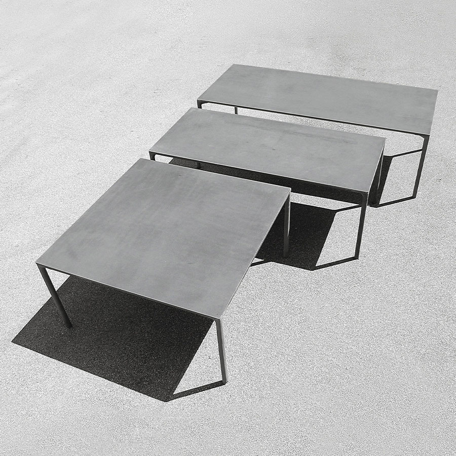 Kristalia Boiacca Tisch hellgrauzement