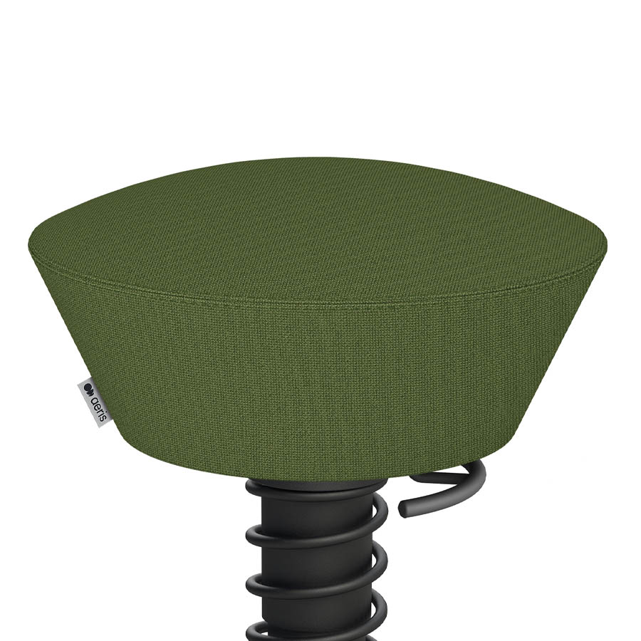 Aeris Swopper Cura farngrün meliert | Gestell schwarz | Gleiter | Nahaufnahme