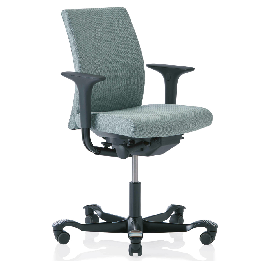 HAG Creed 6004 mit mittelhoher Rückenlehne u. 2D-Armlehnen - Re-wool