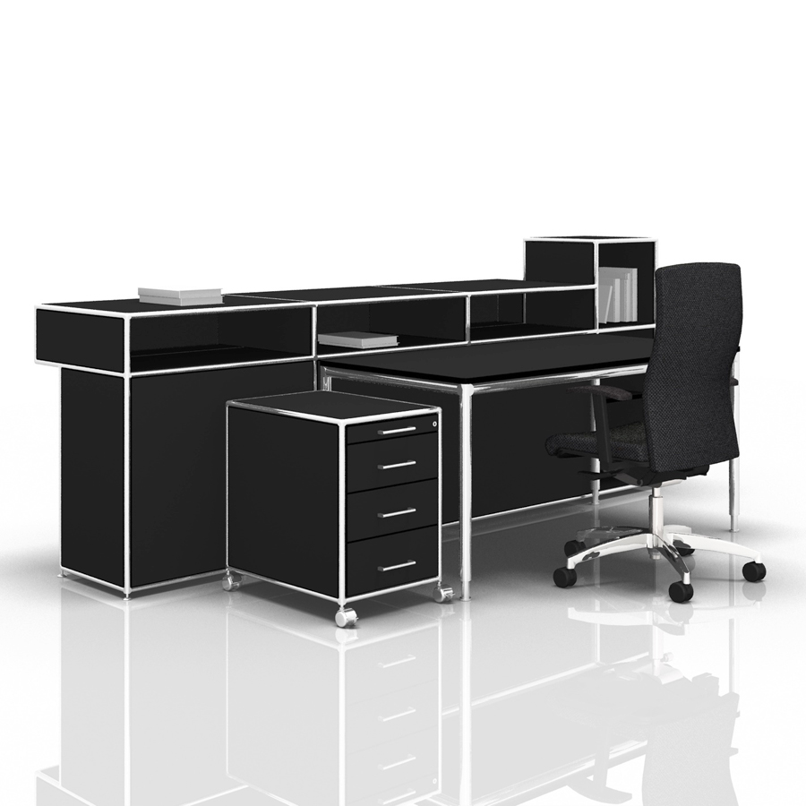 Bosse Modul Space Empfangstheke 4 schwarz