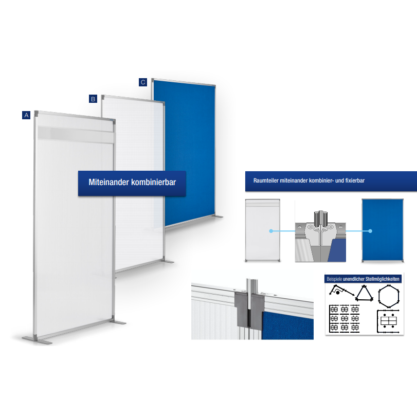 jhs Raumteiler - Trennwand-System
