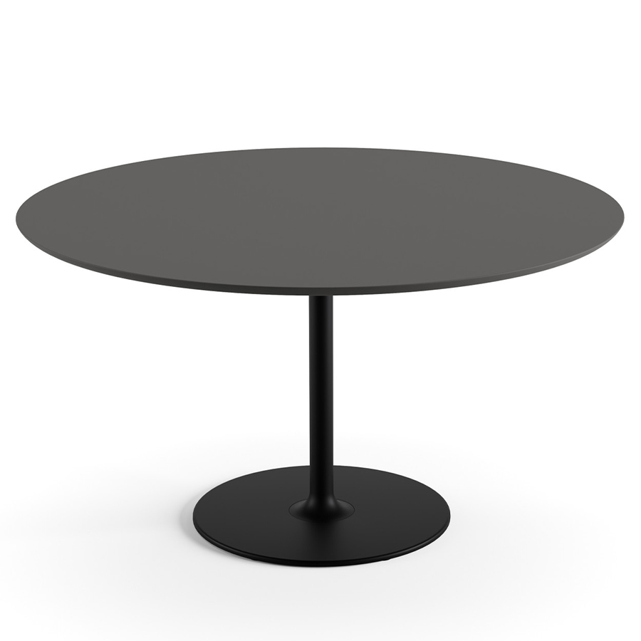 Arper DIZZIE Esstisch Höhe 74 cm schwarz