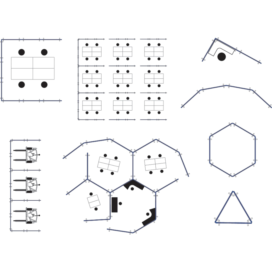 jhs Raumteiler - Trennwand-System - Detailbild 11