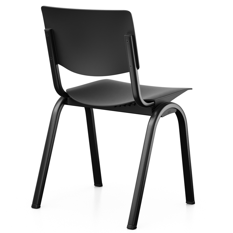 HAG Celi Kunststoffstuhl | Ausführung komplett schwarz
