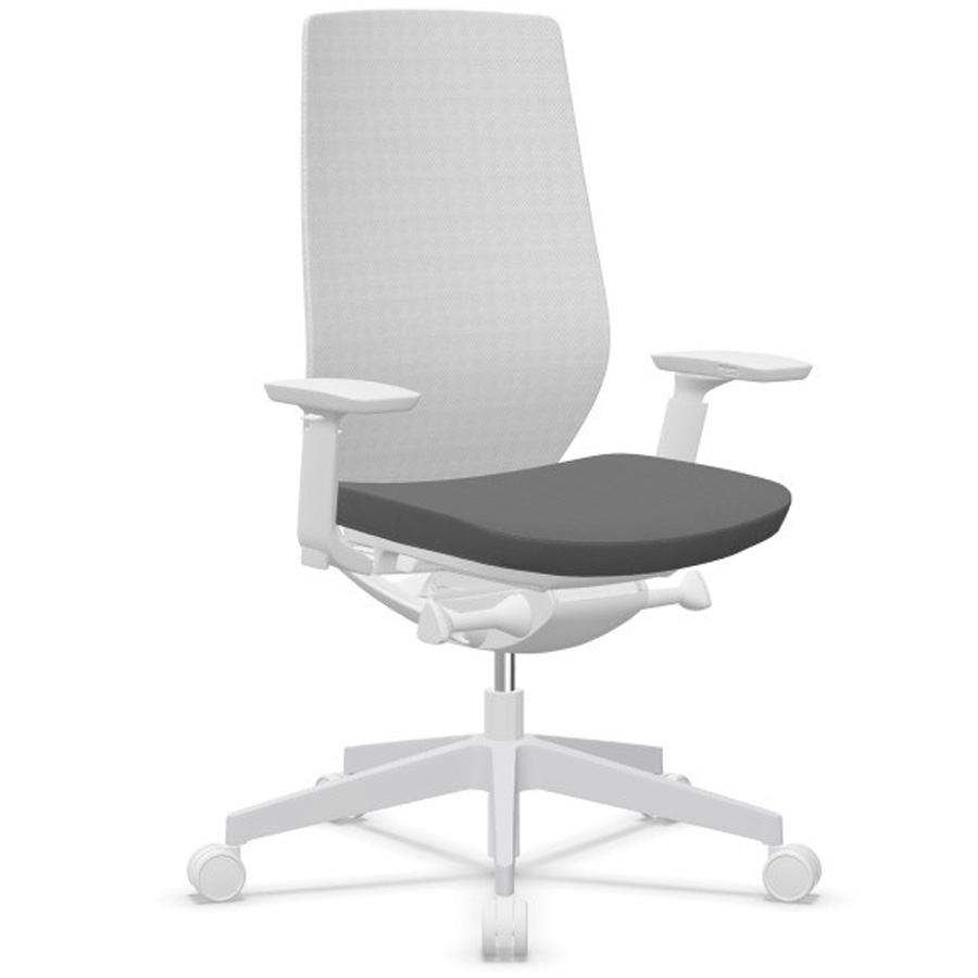 Profim AccisPro mit Netzrücken weiß und Sitzbezug EVO anthrazit EV14