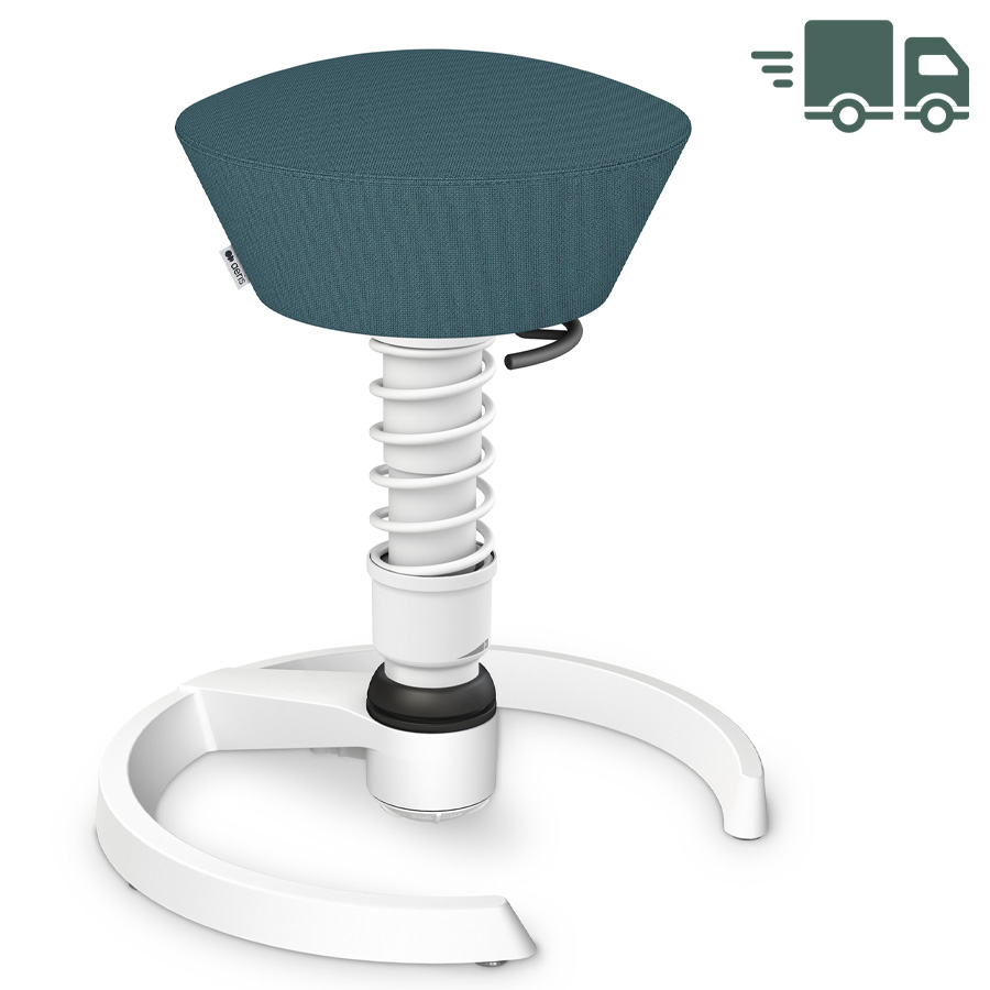 Aeris Swopper Cura blau meliert | Gestell weiß | Gleiter