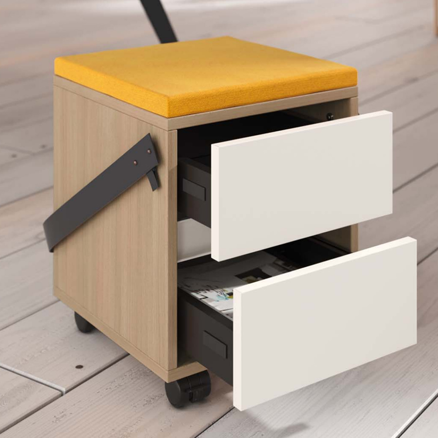 Palmberg Rollcontainer/Sitzhocker FIFFI - Beispielbild