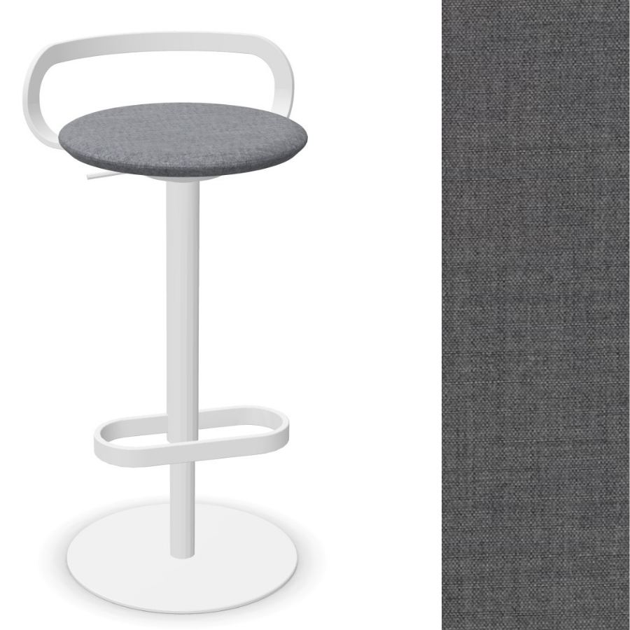 lapalma MAK S110 Barhocker Stoff Remix 143 Gestell weiß