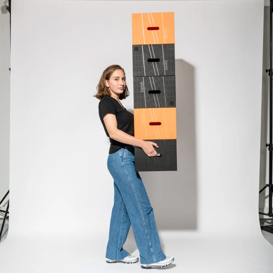 wp Xbrick Sitzwürfel Hocker multifunktionaler Baustein - Beispielbild