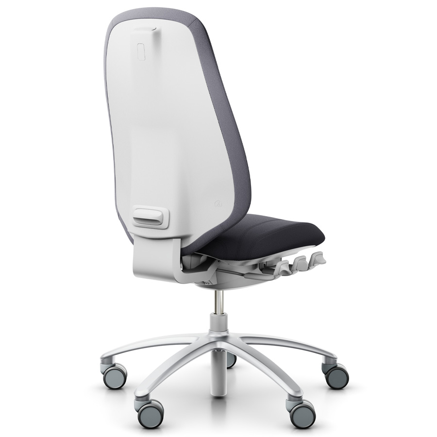 RH Mereo 300 silver-grey hohe Rückenlehne - Stoff Xtreme grau - Rückansicht