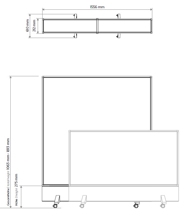 Bosse-Mobile-Workstation-Abmessungen