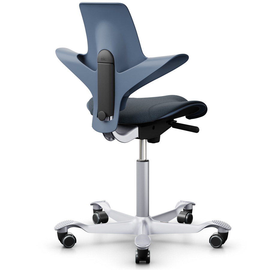 HAG Capisco Puls 8020 Blueberry mit Stoff Cura blau - Gestell silber