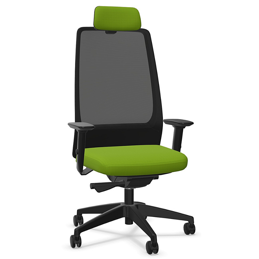 Interstuhl AIMis1 1S33 Bürostuhl schwarz maigrün