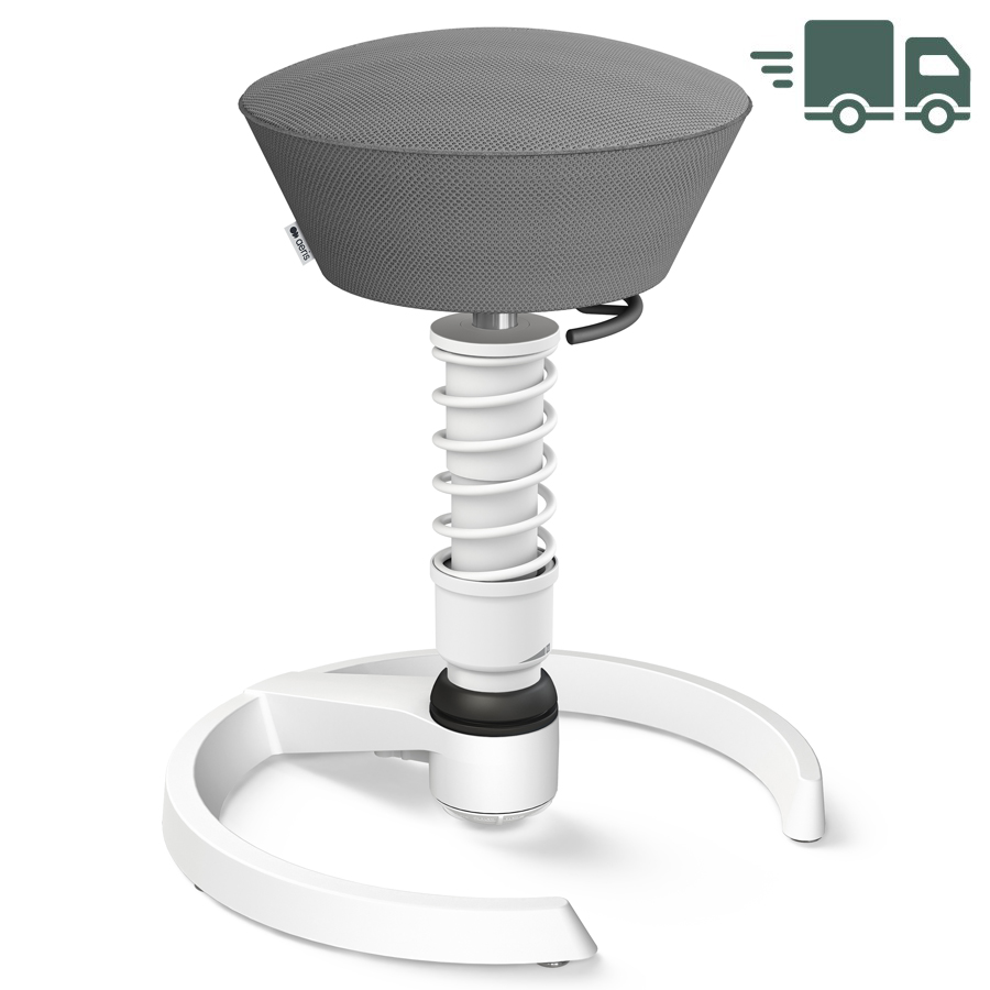 Aeris Swopper AIR mesh grau - Gleiter - Gestell weiß - High-Feder