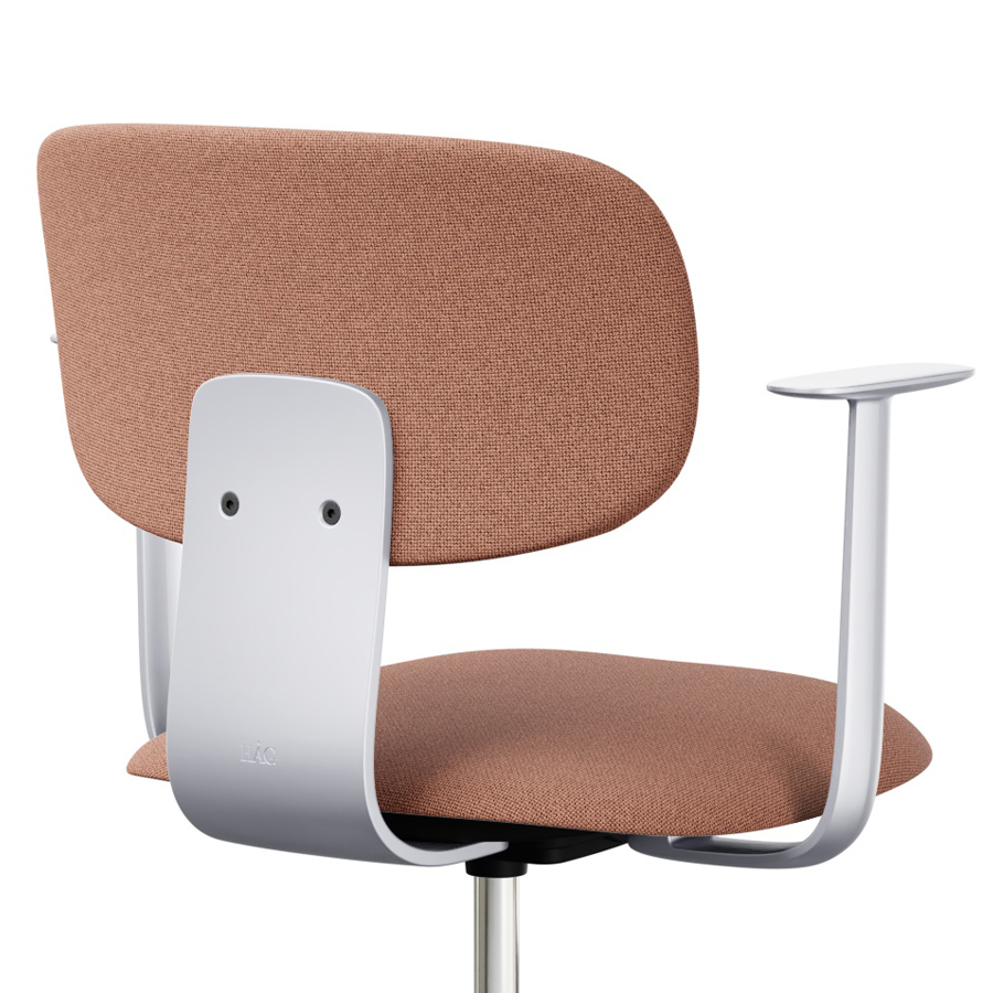 HAG Tion 2160 Bürostuhl Blush Rose | Sitz u. Rücken gepolstert Stoff Cura 61257