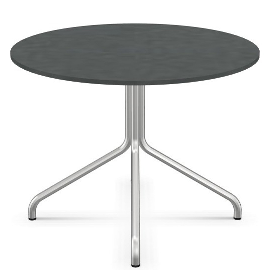 Profim Beistelltisch SH40 mit Spinnenfuß in Metallicpro - Platte HPL grau