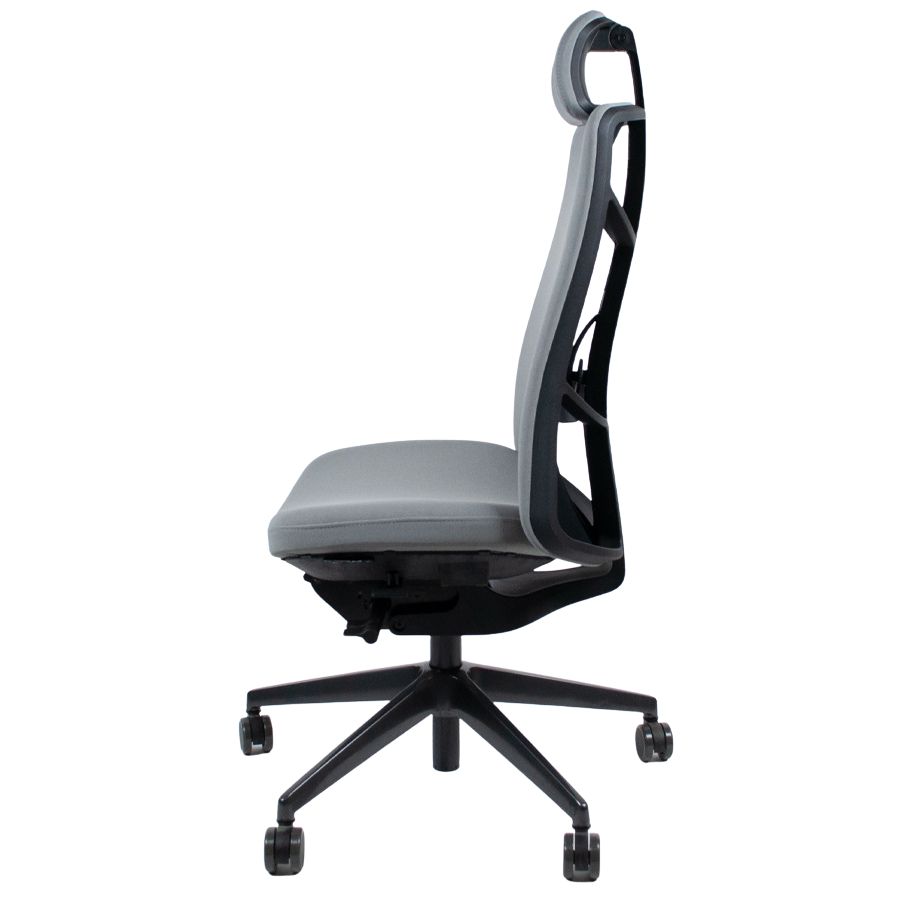 JET.III Polsterrücken - Bezug grau - Seite