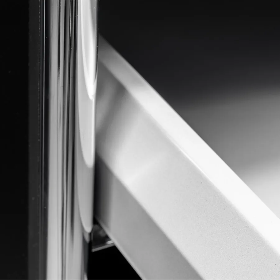 Bosse Rollcontainer 333 schwarz Rahmen chrom - Detail Auszug - Fast & Easy