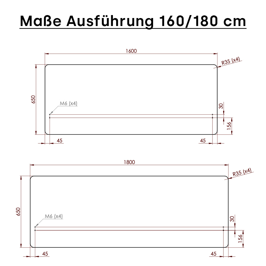 Götessons Silent Express Sichtschutz - Maße 160/180 cm