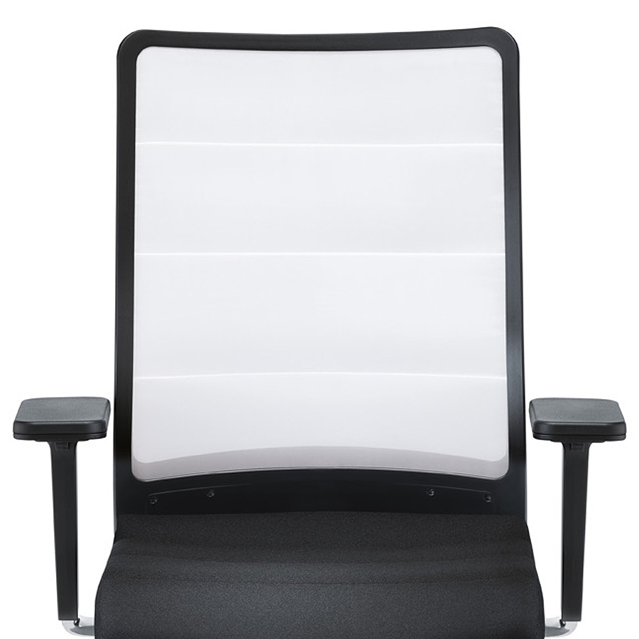 Interstuhl AirPad (3C42) - Rückenlehne weiß - T-Armlehnen