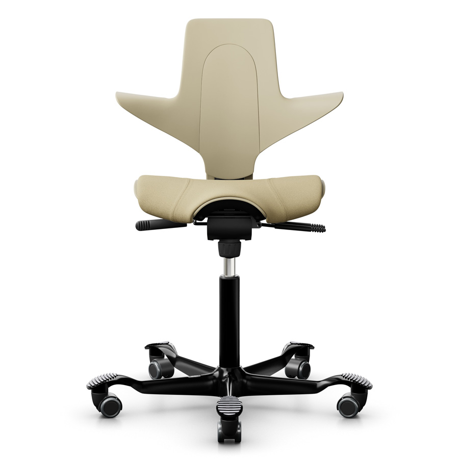 HAG Capisco Puls 8020 Sand  mit Stoff Light ochre Select (Gabriel) SC62097 -