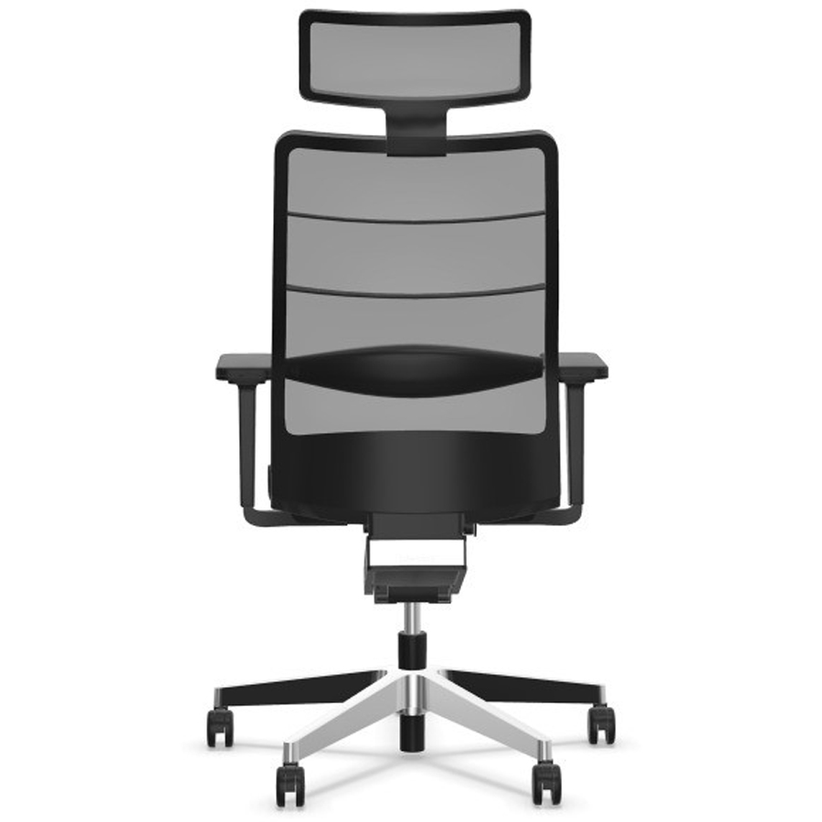 Interstuhl AirPad CM21P (3C72) mit Kopfstütze - Quick & Smart Modell - Rückansicht