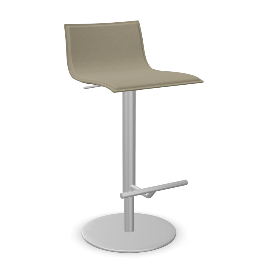 lapalma Thin Barhockerr schlamm hell Leder