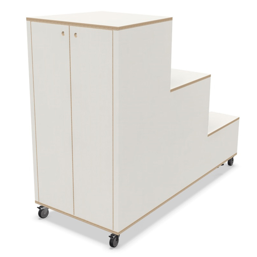 Interstuhl WHAT IF WE FLY Grandstand 3 | Sitzelement WT302 Stauraum auf der Rückseite