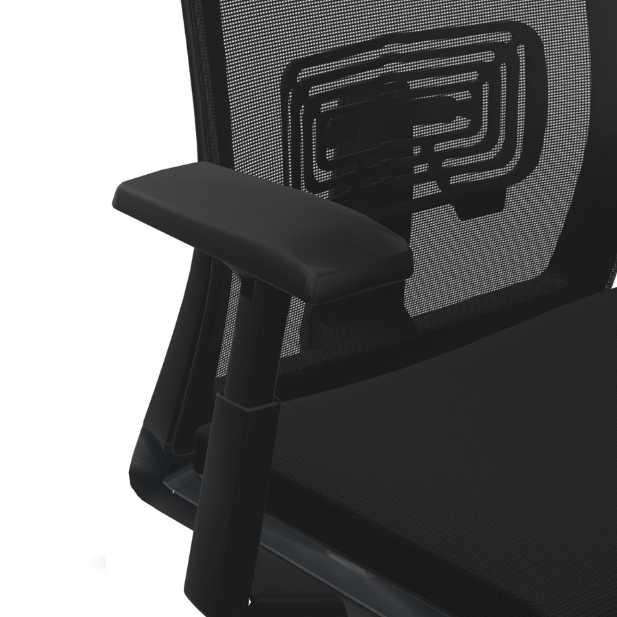 HAWORTH Very (Comfort 62) schwarz mit Netzrücken