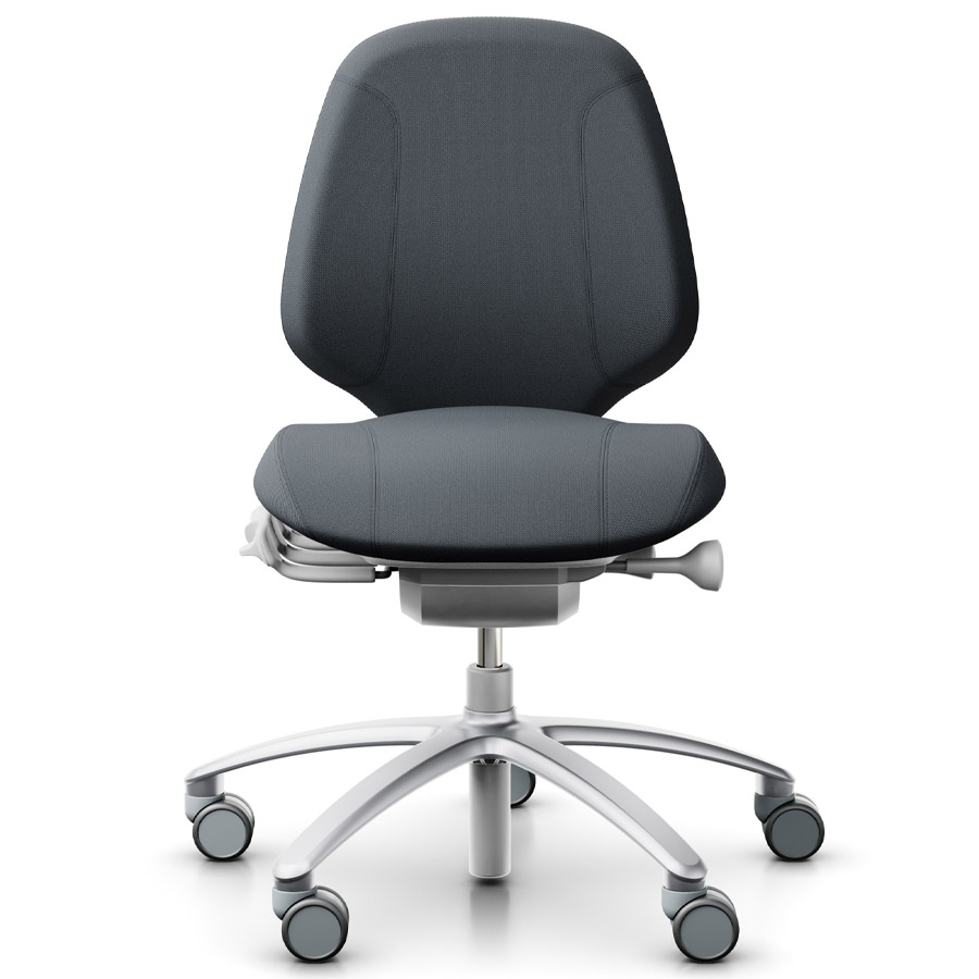 RH Mereo 200 silver grey mit halbhoher Rückenlehne - Select grau - Frontansicht