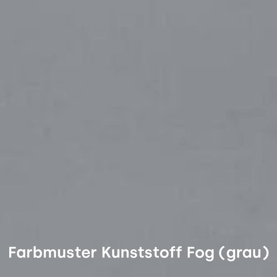 Farbmuster Kunststoff Fog (grau)